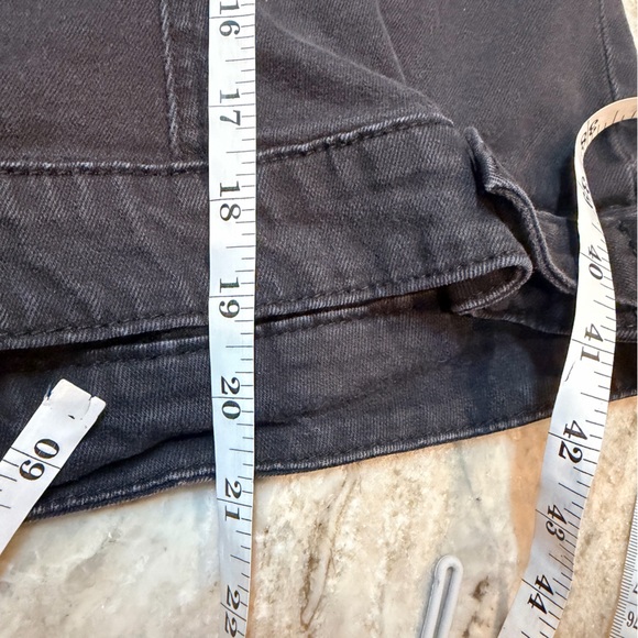 Torrid Black Denim Jacket Size 0 Stretch Jean Jacket large - Picture 8 of 10